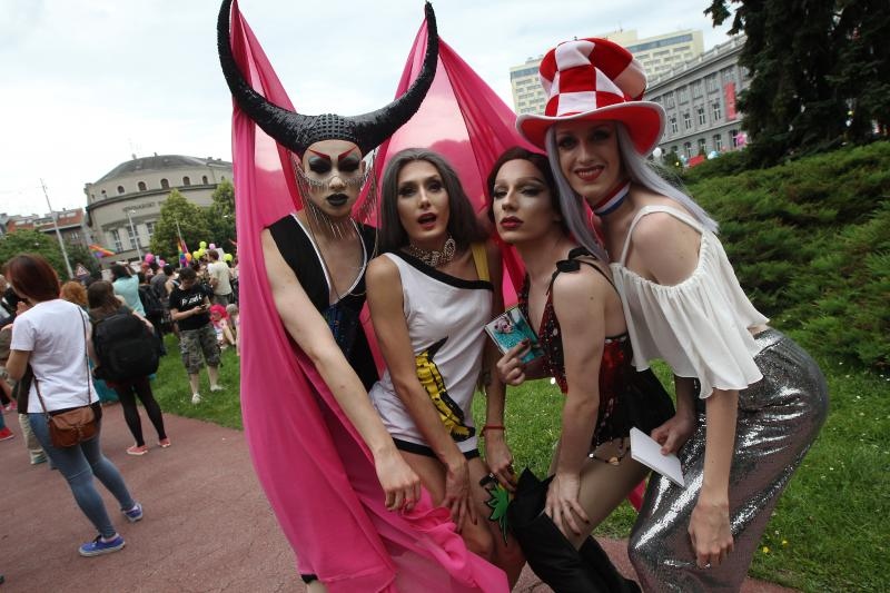 Održan je XV Zagreb Pride pod motom Još Hrvatska ni propala. Photo: PIXSELL Održan je XV Zagreb Pride pod motom Još Hrvatska ni propala. Photo: PIXSELL