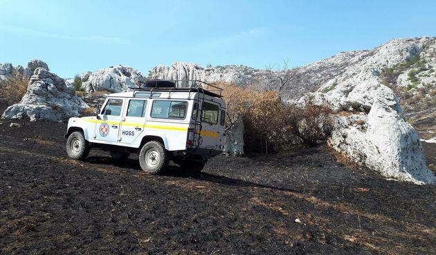 HGSS logistički pomagao vatrogascima u gašenju požara na na sjevernom Velebitu