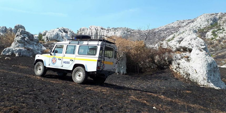 HGSS logistički pomagao vatrogascima u gašenju požara na na sjevernom Velebitu