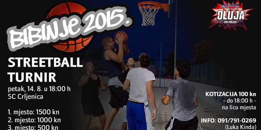 Bibinje: Streetball turnir na Crljenici Bibinje: Streetball turnir na Crljenici
