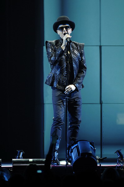 U KC Drazen Petrovic odrzan koncert legendarne grupe Pet Shop Boys. Na slici: Pet Shop Boys. Foto: Sime Sokota / CROPIX