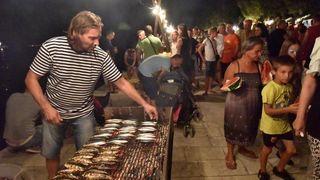 Zadar: Posljednja večer tradicionalne fešte Noć punog miseca, Photo: Dino Stanin/PIXSELL