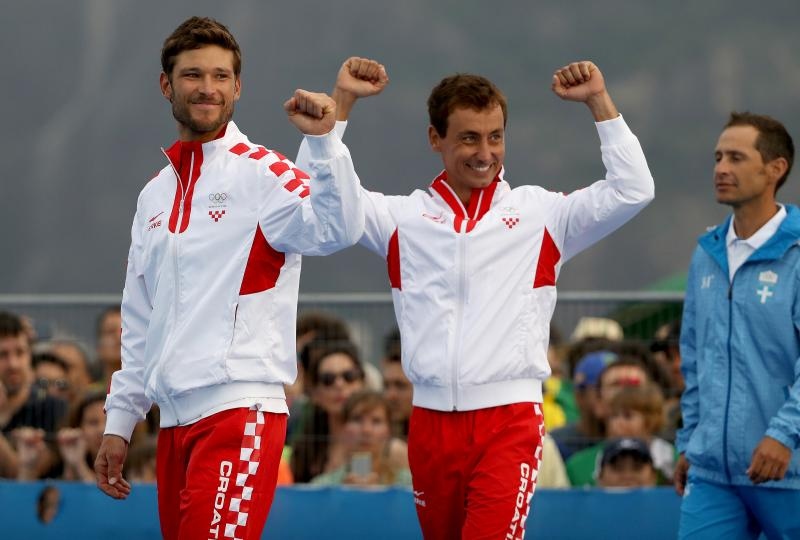 Rioe de Janeiro. Olimpijski prvaci u klasi 470, Šime Fantela i Igor Marenić. Photo. Igor Kralj/PIXSELL Rioe de Janeiro. Olimpijski prvaci u klasi 470, Šime Fantela i Igor Marenić. Photo. Igor Kralj/PIXSELL