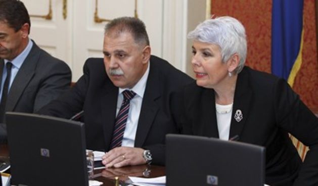 Sjednica Vlade – Šuker i Kosor, Foto: Goran Mehkek/CROPIX