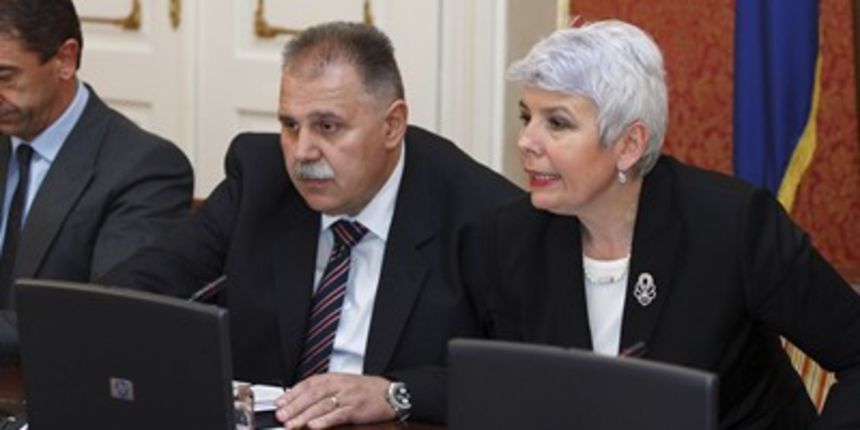 Sjednica Vlade – Šuker i Kosor, Foto: Goran Mehkek/CROPIX