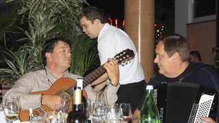 Restoran Niko: Ćiro Gašparac i klape na degustaciji Krauthakerovih vina, Foto: Mladen Malik