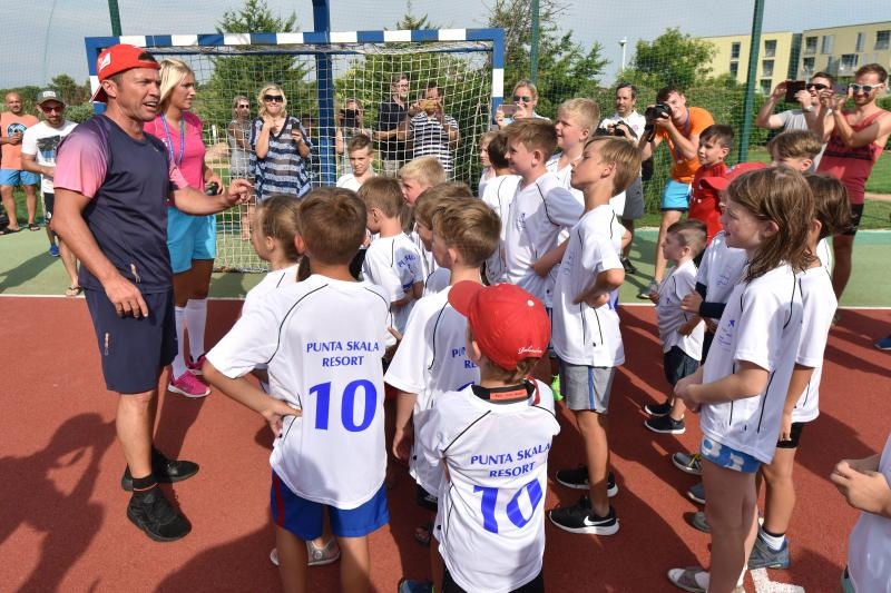 Nogometna zvijezda Lothar Matthaus na Punta Skali učio djecu nogometu