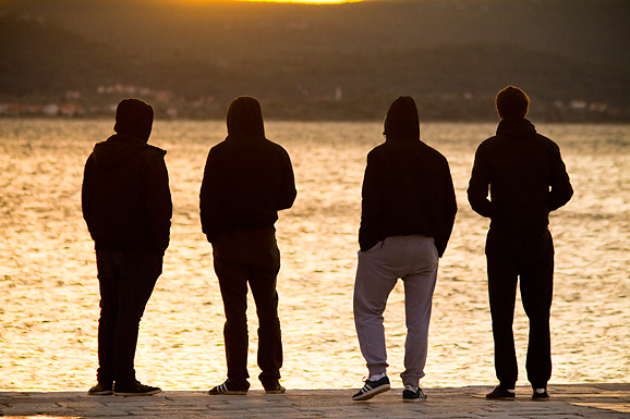 Zadarski suton 7. siječnja 2013. (foto:Saša Čuka)