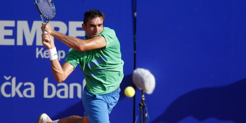Umag, 130712. 23. ATP Vegeta Croatia Open Umag Turnir traje od 5. do 15.7.2012. Na centralnom terenu 1/4 finala igraju Wayne Odesnik (USA) i Marin Cilic (CRO). Na fotografiji: Marin Cilic.Foto: Srecko Niketic / CROPIX Umag, 130712. 23. ATP Vegeta Croatia Open Umag Turnir traje od 5. do 15.7.2012. Na centralnom terenu 1/4 finala igraju Wayne Odesnik (USA) i Marin Cilic (CRO). Na fotografiji: Marin Cilic.Foto: Srecko Niketic / CROPIX