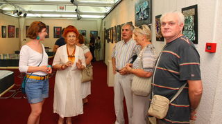 Znanstvena knjiznica: Otvorenje izlozbe Marije Visic Guina, Foto: Angelo Virag Znanstvena knjiznica: Otvorenje izlozbe Marije Visic Guina, Foto: Angelo Virag