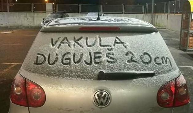 Vakula duguješ 20 centimetara