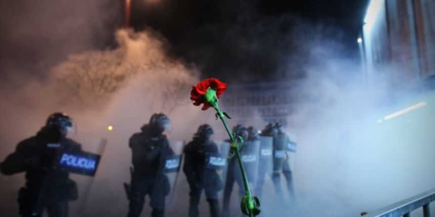 prosvjedi u sloveniji, foto: cropix prosvjedi u sloveniji, foto: cropix