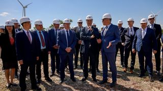 Obilazak radova na izgradnji sunčane elektrane Korlat