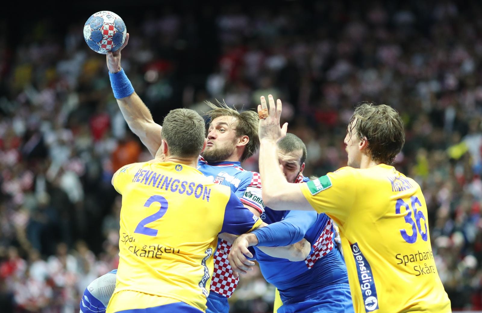 Spaladium Arena, Split – Europsko rukometno prvenstvo, skupina A, 3. kolo, Hrvatska – Švedska 31-35