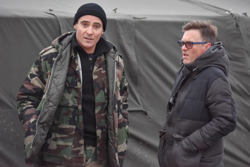 Goran Višnjić i ekipa na snimanju filma “General” Goran Višnjić i ekipa na snimanju filma “General”