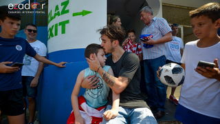 Zadarska vatrena četvorka na Stanovima se družila s mladim zadarskim nogometašima Zadarska vatrena četvorka na Stanovima se družila s mladim zadarskim nogometašima