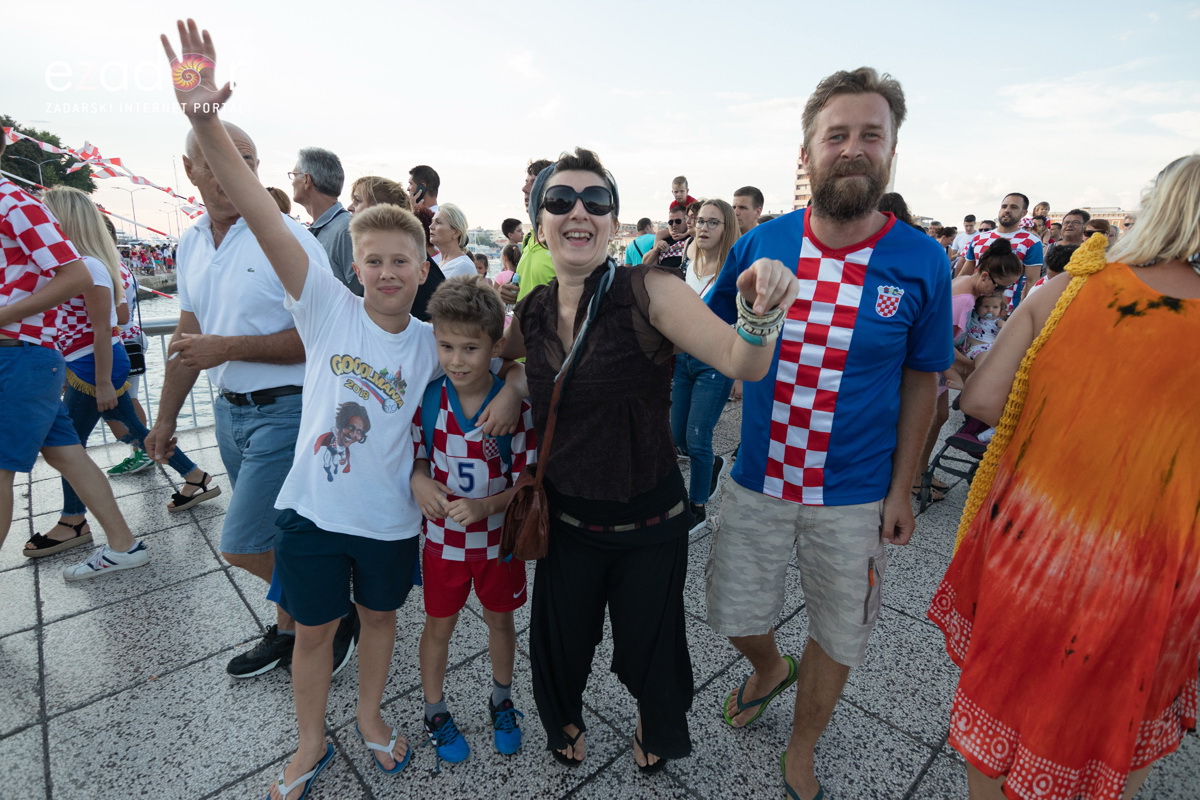Veličanstven doček četvorice zadarskih Vatrenih
