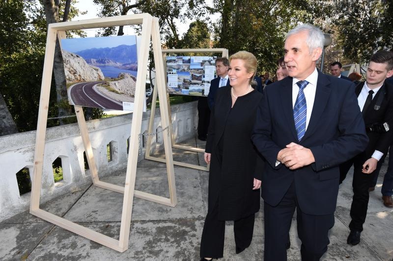 Predsjednica Kolinda Grabar Kitarović na svečanoj sjednici županijske skupštine, foto: Dino Stanin/PIXSELL