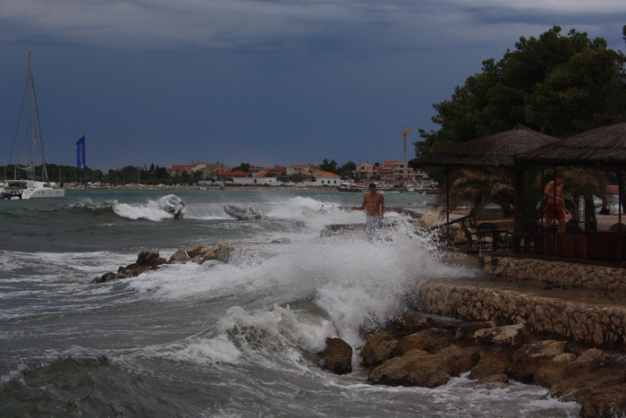 Tramontana u Zadru 26. kolovoza 2012.