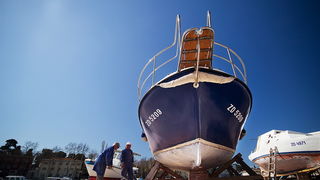 Jazine: Uređuju se barke i kaići, Foto: Saša Čuka