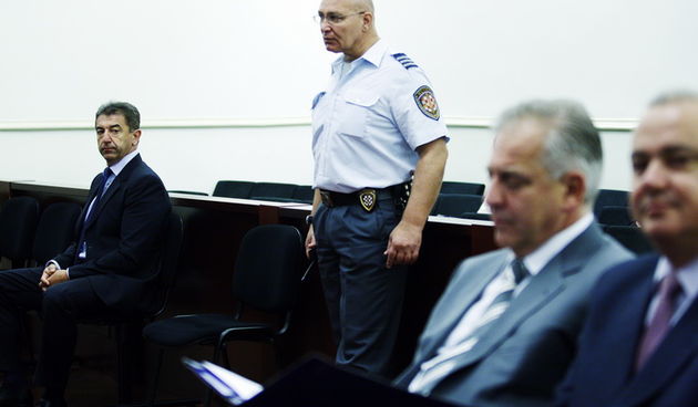 Zagreb, 160712.Zupanijski sud na Zrinjevcu.Nastavljeno sudjenje HDZ-u, Ivi Sanaderu, te ostalim optuzenim u slucaju Fimi media. Danas je na sudjenju svjedocio bivsi HDZ-ov ministar zdravstva Darko Milinovic, koji je po istraznim svjedocenjima primao naj