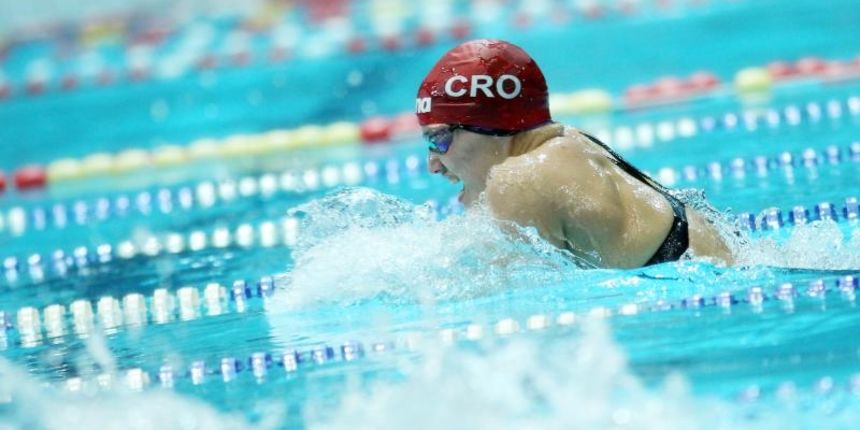 Ana Radic u disciplini 200 metara prsno. Photo: Goran Jakus/PIXSELL