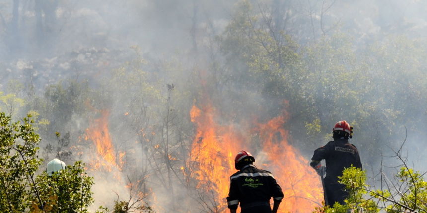 Benkovacka cesta , 21081.Na benkovackoj cesti u blizini Vodica buknuo je pozar kojeg gasi oko 30 vatrogasci i dva kanadera.Foto: Nikolina Vukovic Stipanicev / SIBENSKI LIST / CROPIX Benkovacka cesta , 21081.Na benkovackoj cesti u blizini Vodica buknuo je pozar kojeg gasi oko 30 vatrogasci i dva kanadera.Foto: Nikolina Vukovic Stipanicev / SIBENSKI LIST / CROPIX