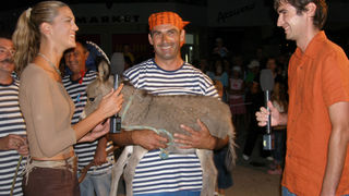 SUKOSAN, 13.08.2007. Trke tovarov, Noc svicarenja, klape Zapivajmo Kasijanu, vatromet