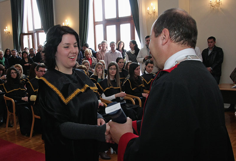 Promocija diplomiranih studenata, 7. ožujka 2009. (foto: Marin Gospić)