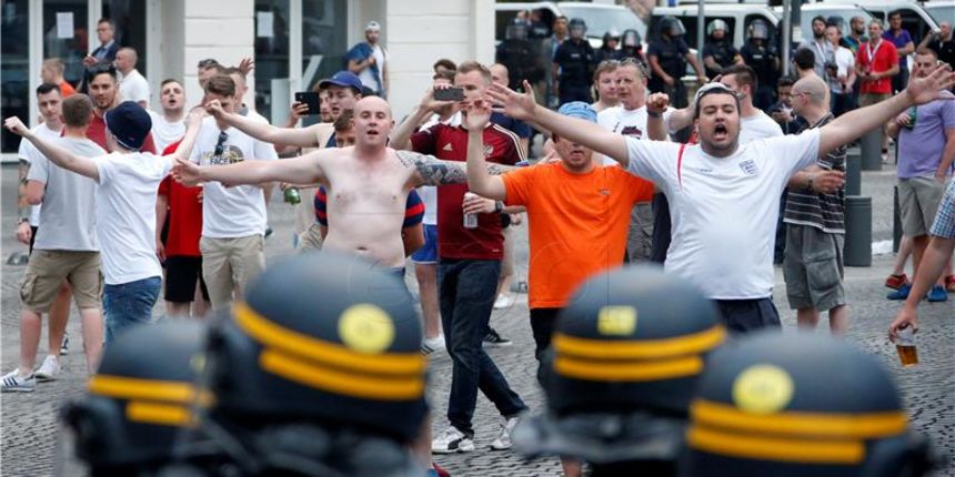 Navijački neredi u Marseilleu, foto: Hina