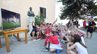 Bibinje: Navijanje za Vatrene i fešta nakon pobjede nad Engleskom