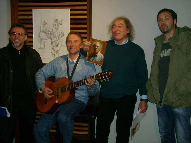 Izložba slika Borisa Žuže u Arsenalu ” Hommage a Montmartre” (Foto: Mirta Krupić)