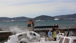 Tramontana u Zadru 26. kolovoza 2012.