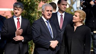 Predsjednica Kolinda Grabar Kitarović na svečanoj sjednici županijske skupštine, foto: Dino Stanin/PIXSELL