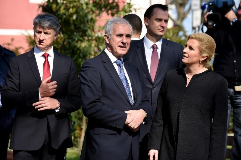 Predsjednica Kolinda Grabar Kitarović na svečanoj sjednici županijske skupštine, foto: Dino Stanin/PIXSELL
