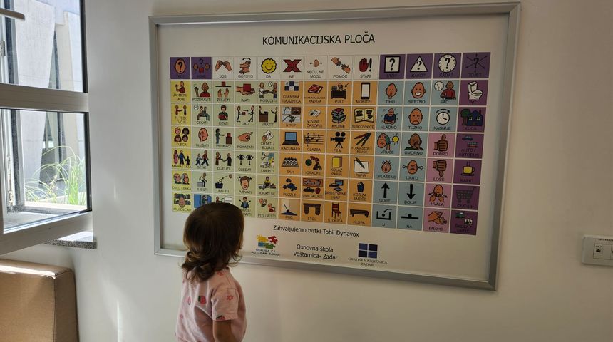 Komunikacijska ploča na odjelu Gradske knjižnice Komunikacijska ploča na odjelu Gradske knjižnice