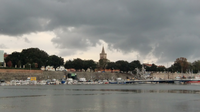 Zadar nakon grmljavinskog nevremena pracenog kisom i krupom 26. studenog, Foto. Mladen Malik