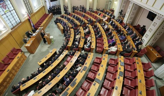 Zagreb – Svecana sjednica Hrvatskoga sabora u prigodi obiljezavanja Dana Hrvatskoga sabora. Photo: Jurica Galoic/PIXSELL