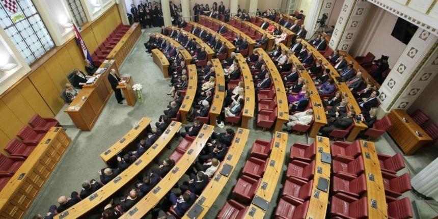 Zagreb – Svecana sjednica Hrvatskoga sabora u prigodi obiljezavanja Dana Hrvatskoga sabora. Photo: Jurica Galoic/PIXSELL