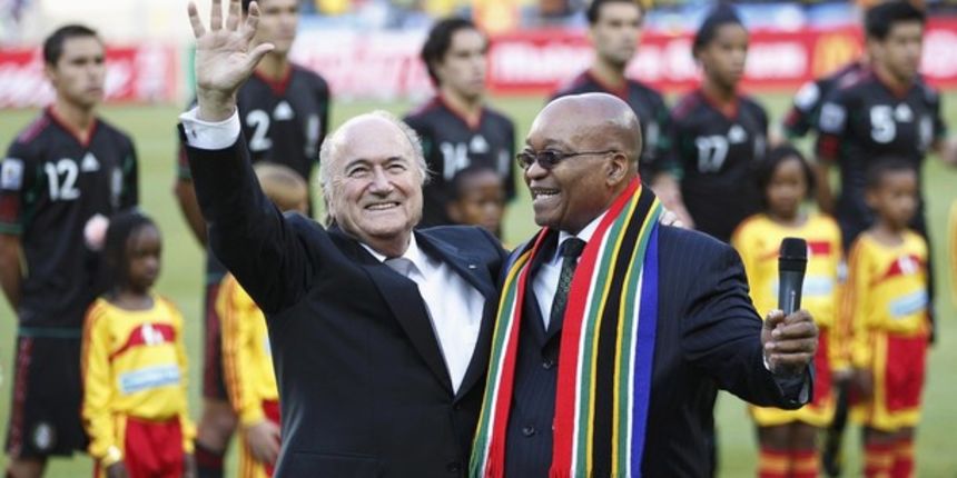 Sepp Blatter i Jacob Zuma, Foto: Reuters