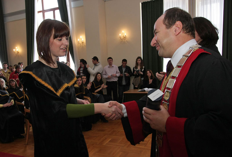 Promocija diplomiranih studenata, 7. ožujka 2009. (foto: Marin Gospić)
