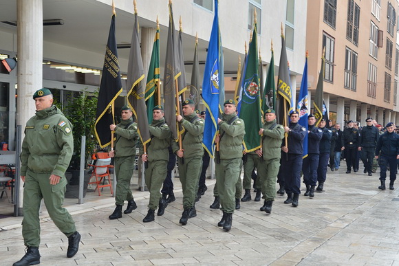 Svečani mimohod postrojbi u povodu proslave 23. obljetnice VRO Maslenica. Foto: Iva Perinčić