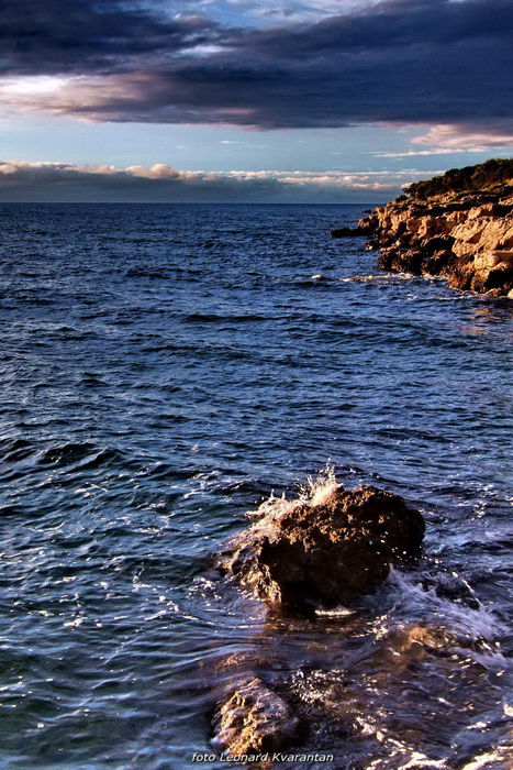 Plameni zalazak na Punta Skali, foto: L. Kvarantan