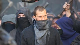 Jamie Dornan na setu snimanja filma Robin Hood Origins