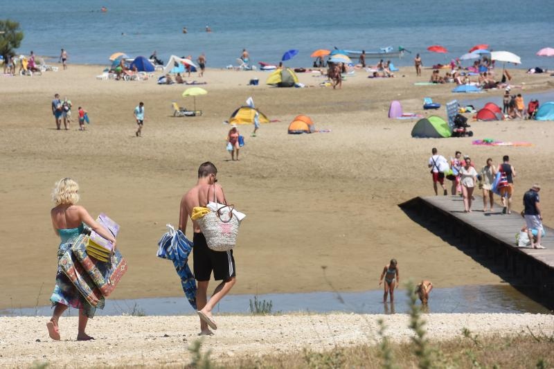 Kraljicina plaza u Ninu, jedna od najljepsih plaza u Hrvatskoj. Photo: Dino Stanin/PIXSELL