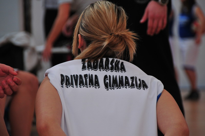 Prvenstvo srednjih skola u kosarci: Ekonomska – Privatna gimnazija, Foto. Ivan Dilber