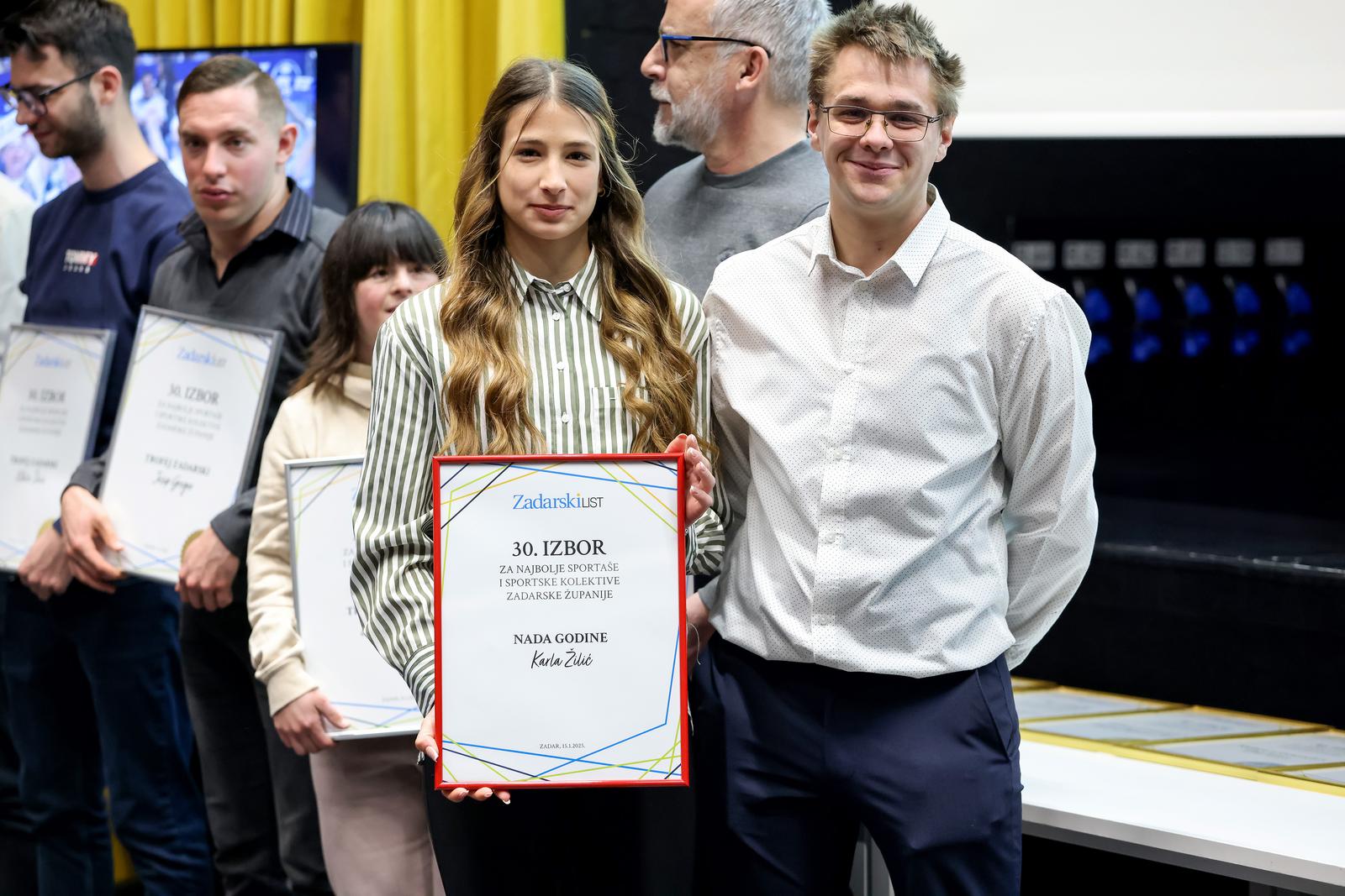 dodjela nagrada za najbolje sportaše i sportske kolektive Zadarske županije dodjela nagrada za najbolje sportaše i sportske kolektive Zadarske županije
