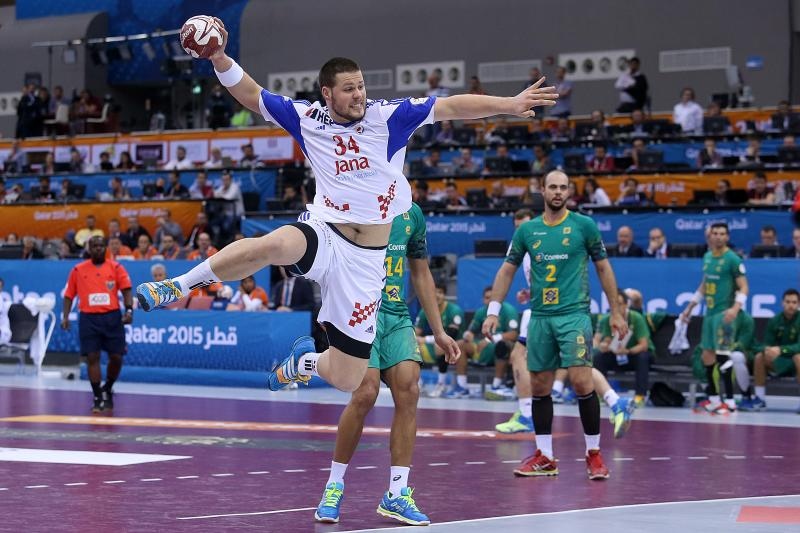 Katar – 24. svjetsko rukometno prvenstvo, osmina finala, Hrvatska – Brazil 26-25. Photo: Goran Stanzl/PIXSELL