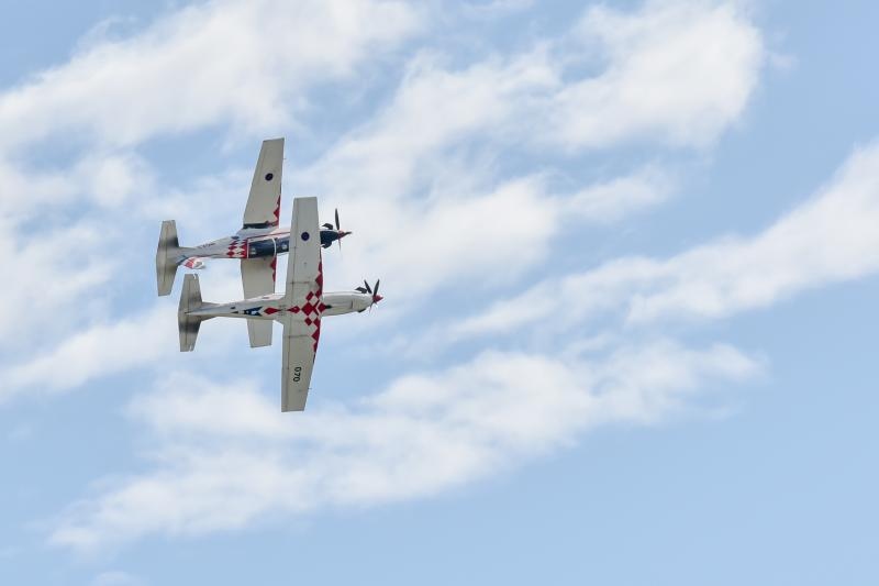 Akro skupina “Krila oluje” u novom sastavu predstavila novi letački program, Foto: Dino Stanin/PIXSELL