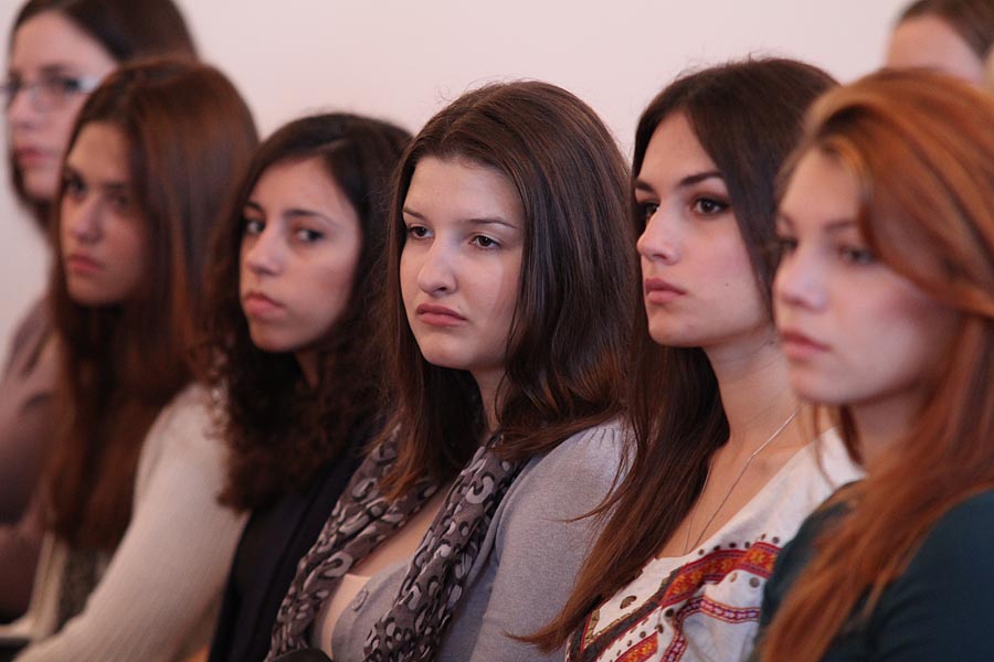 Susret studenata prve godine studija s Rektorom, foto: Iva Perinčić